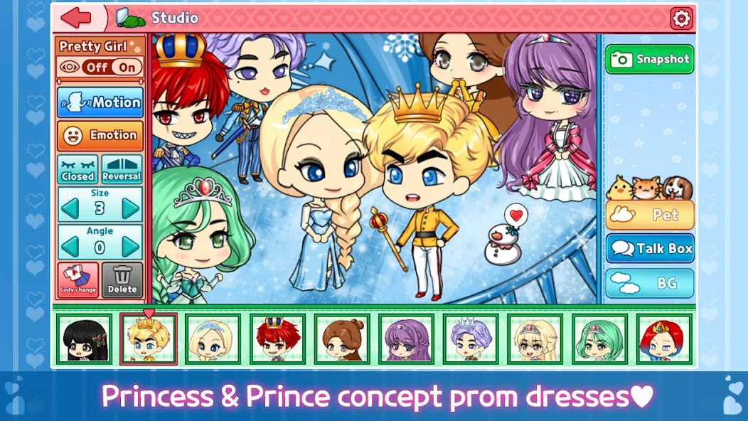 Взлом My Prettygirl Story : Dress Up (Мой Притигерл Стори)  [МОД Меню] — стабильная версия apk на Андроид screen 2