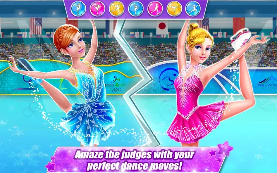 Взлом Ice Skating Superstar — Perfec  [МОД Mega Pack] — полная версия apk на Андроид screen 1