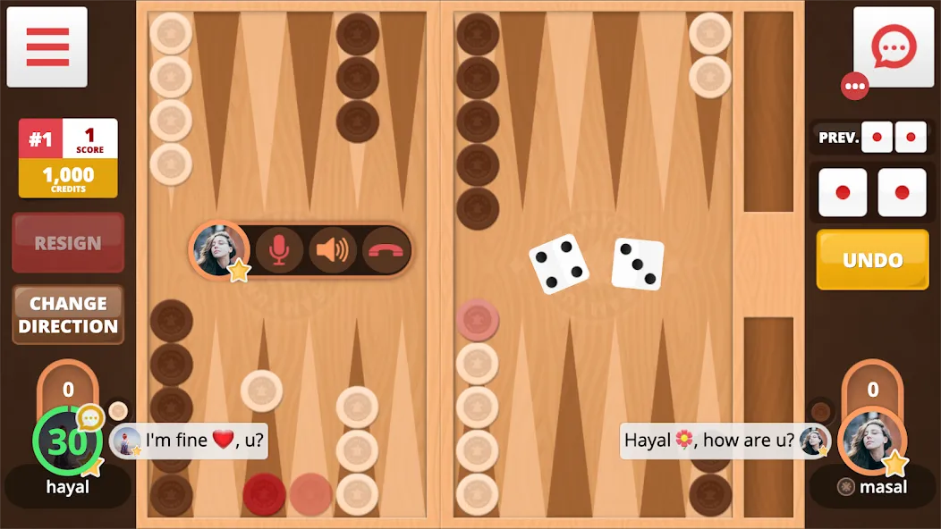 Скачать взлом Backgammon Online (Тавла Онлайн)  [МОД Меню] — последняя версия apk на Андроид screen 1