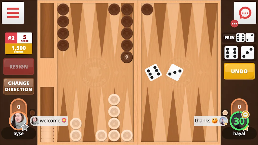 Скачать взлом Backgammon Online (Тавла Онлайн)  [МОД Меню] — последняя версия apk на Андроид screen 2