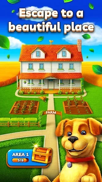 Скачать взлом Joey's Farm — Tile Match  [МОД Все открыто] — стабильная версия apk на Андроид screen 3