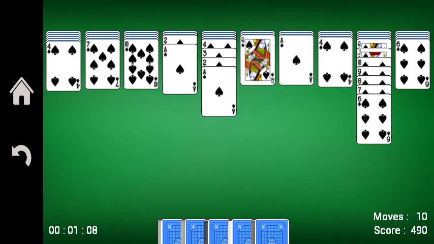 Взломанная Spider Solitaire  [МОД Mega Pack] — полная версия apk на Андроид screen 1