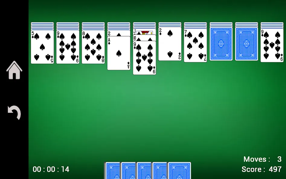 Взломанная Spider Solitaire  [МОД Mega Pack] — полная версия apk на Андроид screen 3