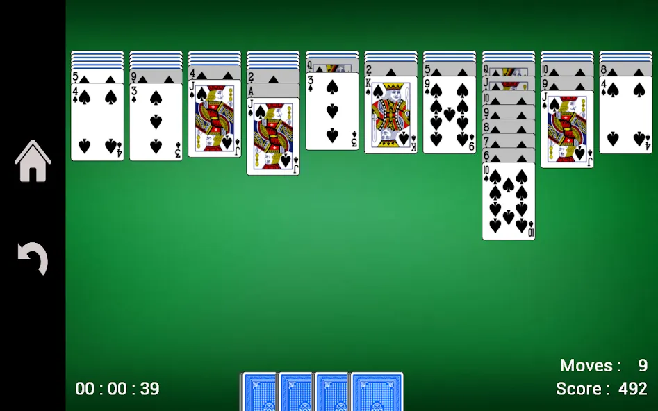 Взломанная Spider Solitaire  [МОД Mega Pack] — полная версия apk на Андроид screen 4