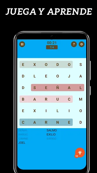 Взломанная Sopa de Letras de la Bíblia  [МОД Unlimited Money] — полная версия apk на Андроид screen 5