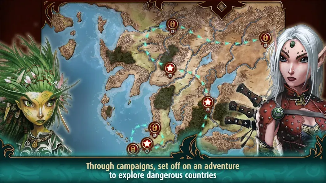 Взломанная Pathfinder Adventures (Пэсаифиндэр Эдвентурес)  [МОД Unlocked] — полная версия apk на Андроид screen 3