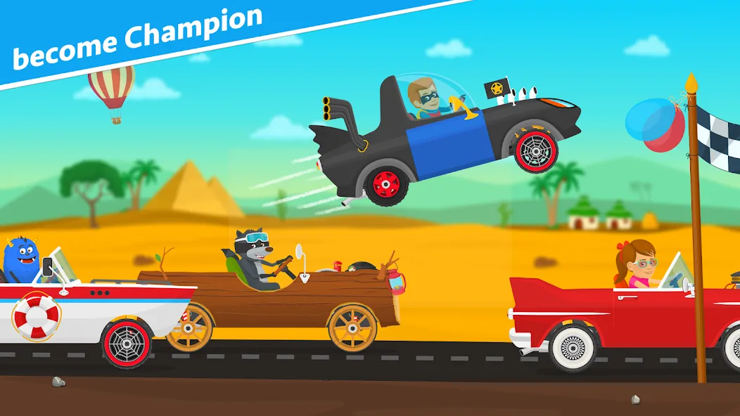 Скачать взломанную Racing car games for kids 2-5  [МОД Unlimited Money] — полная версия apk на Андроид screen 3