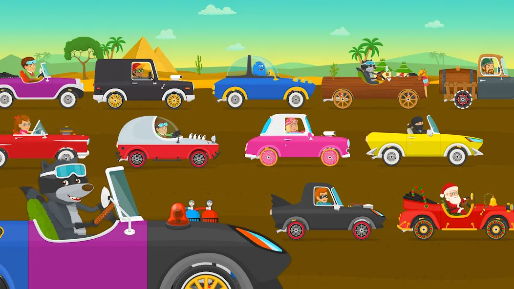 Скачать взломанную Racing car games for kids 2-5  [МОД Unlimited Money] — полная версия apk на Андроид screen 5