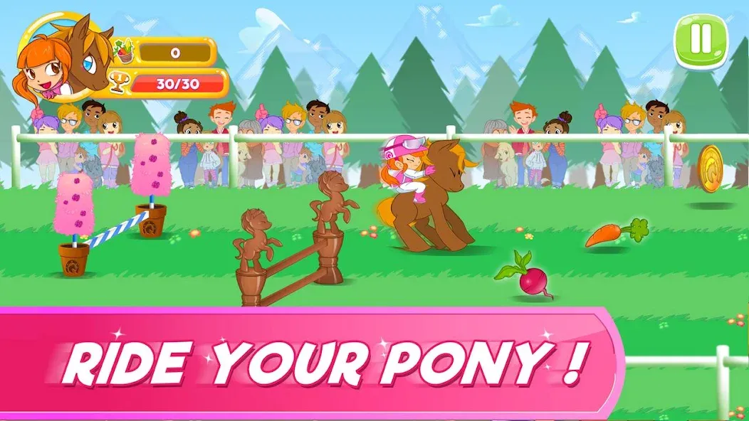 Взломанная Pony Run : Magic Trails (Пони Ран)  [МОД Все открыто] — стабильная версия apk на Андроид screen 2