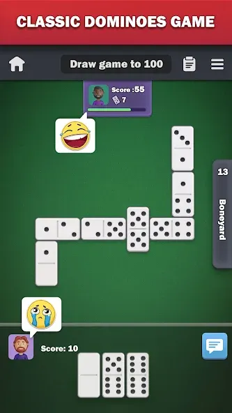 Скачать взлом Dominoes online — play Domino!  [МОД Unlimited Money] — последняя версия apk на Андроид screen 1