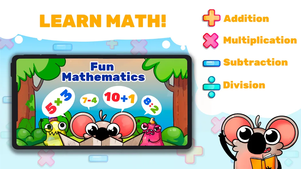 Скачать взлом Fun Math Facts: Games for Kids  [МОД Unlocked] — стабильная версия apk на Андроид screen 1