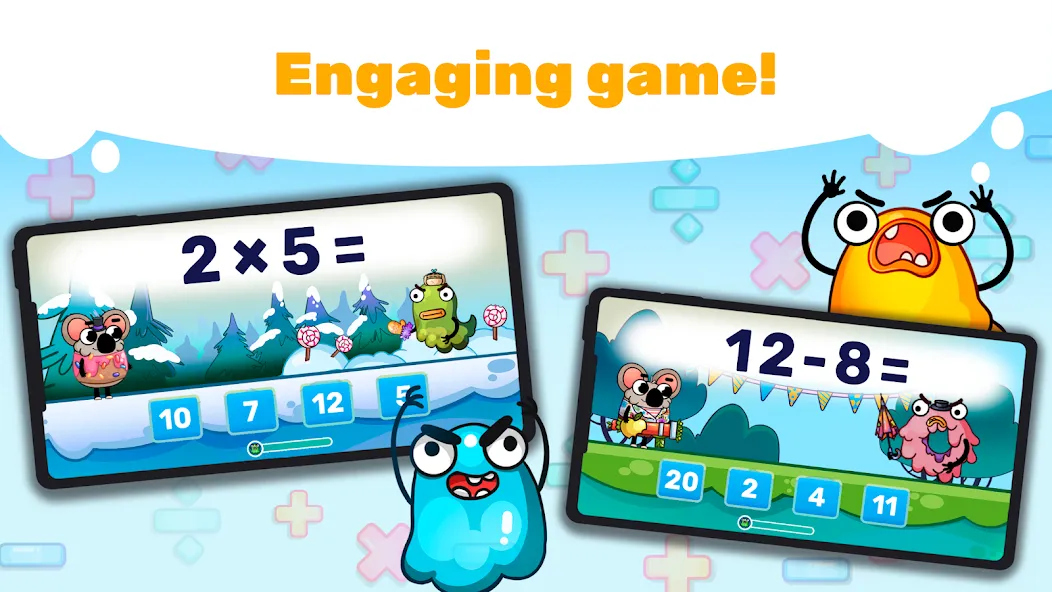 Скачать взлом Fun Math Facts: Games for Kids  [МОД Unlocked] — стабильная версия apk на Андроид screen 2