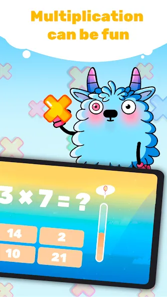 Взломанная Multiplication Games For Kids.  [МОД Бесконечные деньги] — полная версия apk на Андроид screen 3