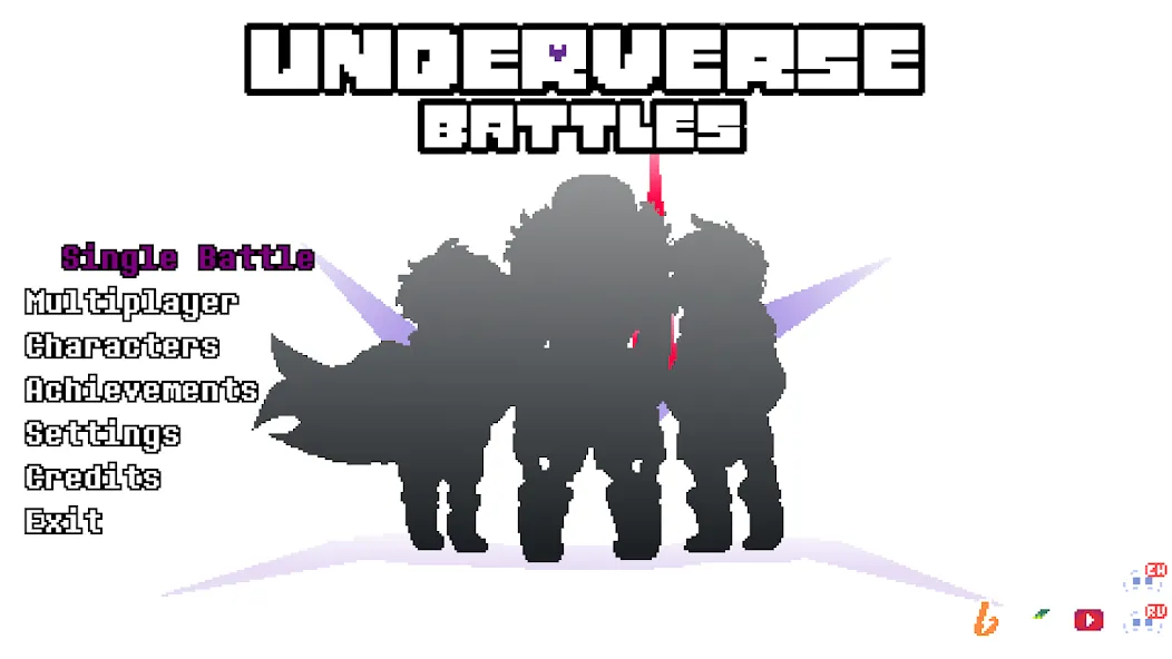 Скачать взлом Underverse Battles (Андерверс Баттлз)  [МОД Меню] — стабильная версия apk на Андроид screen 1