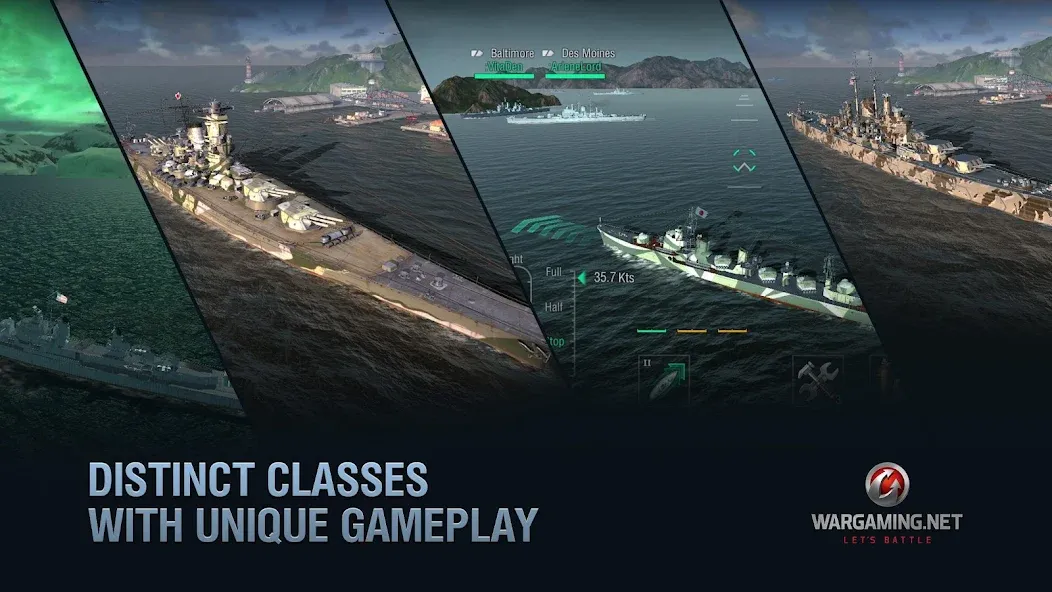 Взломанная World of Warships Blitz War (Ворлд оф Варшипс Блиц Вар)  [МОД Меню] — полная версия apk на Андроид screen 3