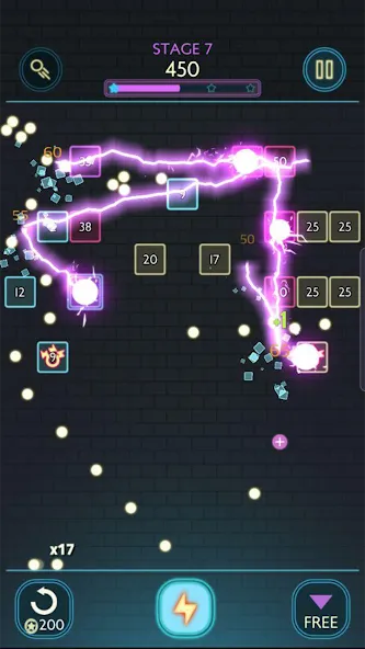 Взломанная Neon bricks  [МОД Много денег] — стабильная версия apk на Андроид screen 4