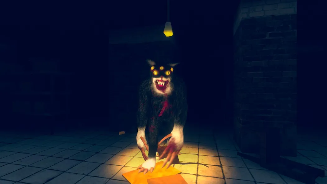 Скачать взломанную Cat Fred Evil Pet. Horror game  [МОД Бесконечные монеты] — последняя версия apk на Андроид screen 2