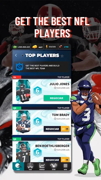 Взлом Fantasy Football Bowl Manager (Американ)  [МОД Menu] — полная версия apk на Андроид screen 3