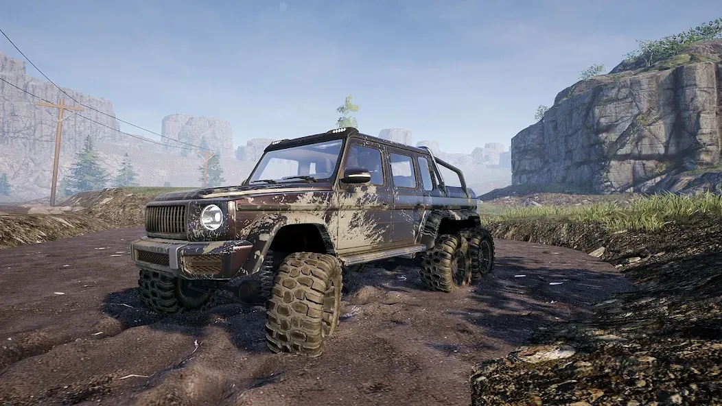 Скачать взломанную Off Road 4×4 Driving Simulator (Офф Роад)  [МОД Unlocked] — полная версия apk на Андроид screen 1