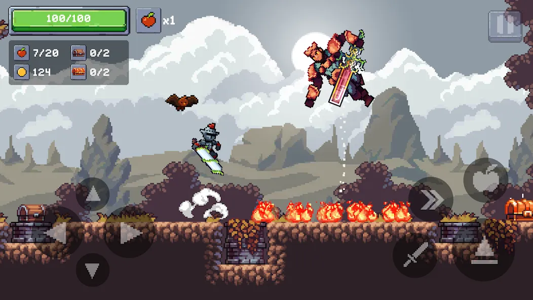 Взлом Apple Knight 2: Action Game (Эппл Найт)  [МОД Бесконечные деньги] — стабильная версия apk на Андроид screen 1