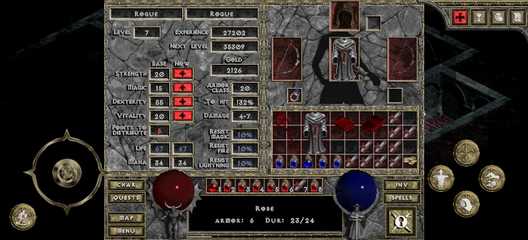 Скачать взломанную DevilutionX — Diablo 1 port (ДевилутионЭкс)  [МОД Много денег] — полная версия apk на Андроид screen 3