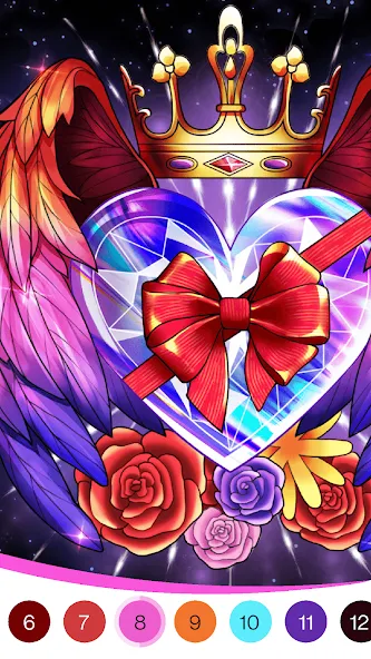 Взлом Coloring Book -Paint by Number (Малер Плюс)  [МОД Mega Pack] — стабильная версия apk на Андроид screen 3
