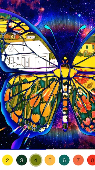 Взлом Coloring Book -Paint by Number (Малер Плюс)  [МОД Mega Pack] — стабильная версия apk на Андроид screen 4