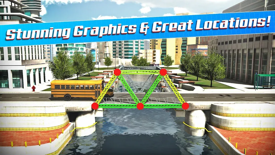 Взломанная Bridge Construction Simulator (Бридж Конструкшн Симулятор)  [МОД Unlocked] — полная версия apk на Андроид screen 2