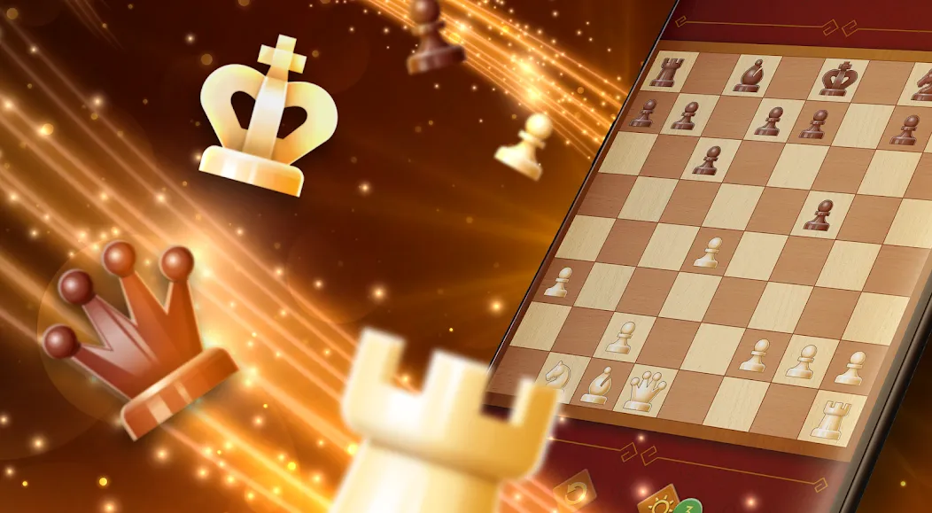 Скачать взломанную Chess Online — Clash of Kings  [МОД Много монет] — стабильная версия apk на Андроид screen 1