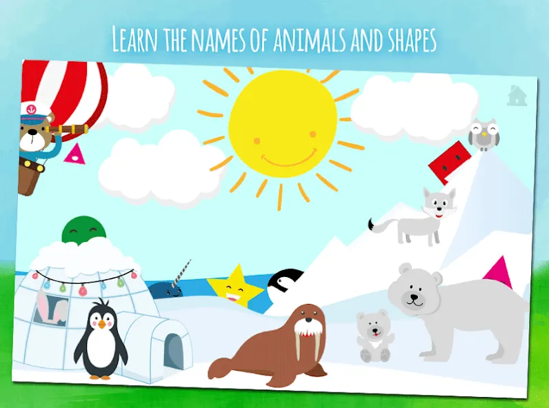 Взлом Animals learn words for kids  [МОД Меню] — последняя версия apk на Андроид screen 2