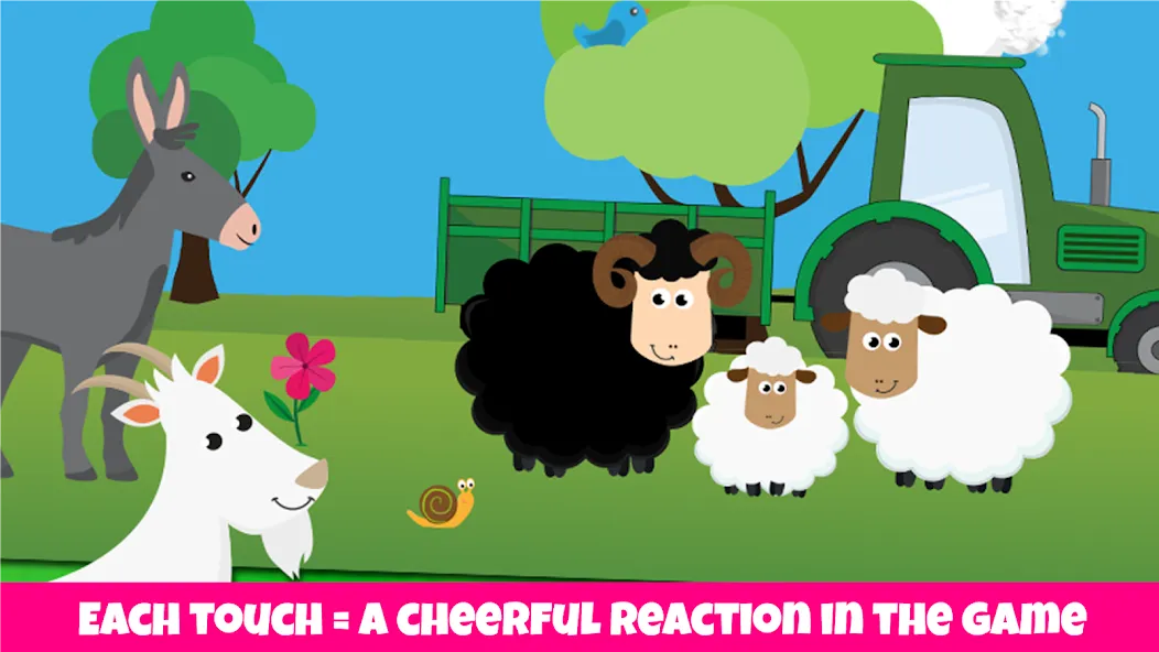 Скачать взлом Farm animals game for babies  [МОД Бесконечные монеты] — последняя версия apk на Андроид screen 1