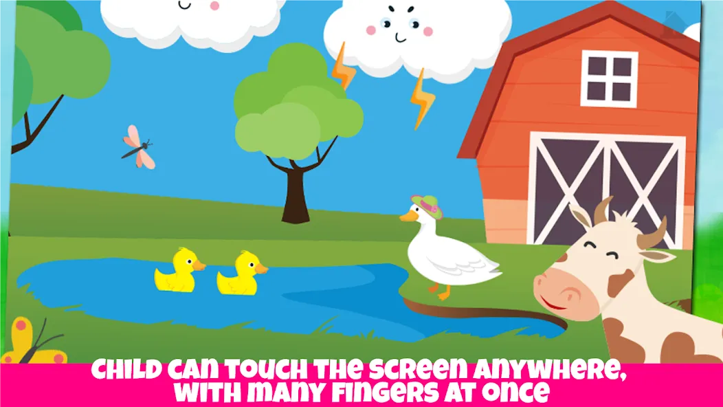 Скачать взлом Farm animals game for babies  [МОД Бесконечные монеты] — последняя версия apk на Андроид screen 2