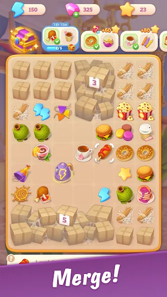 Взлом Merge Hotel Empire: Design (Мердж Отель Импайр)  [МОД Menu] — полная версия apk на Андроид screen 2