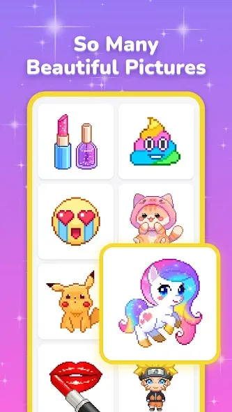 Скачать взломанную Pixel Coloring-Color by number  [МОД Menu] — последняя версия apk на Андроид screen 1