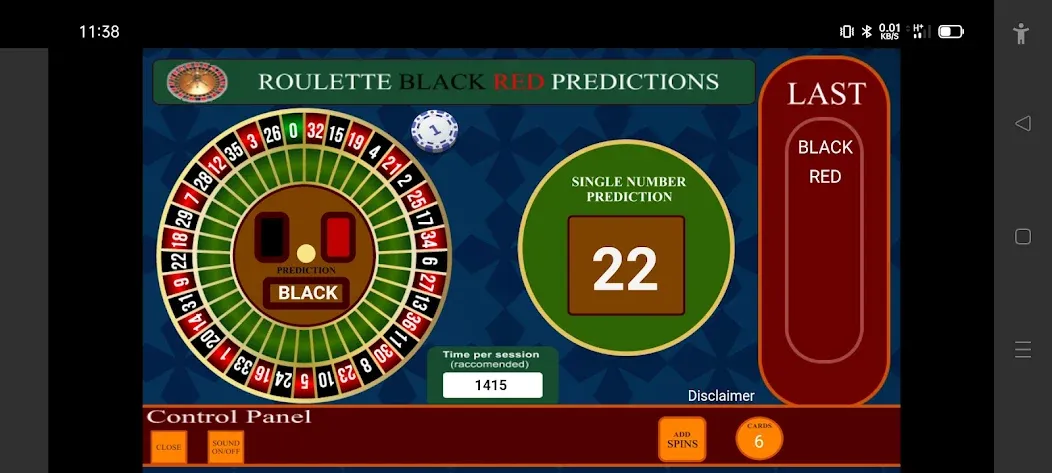 Взлом Roulette Black Red Calculator (Рулетка Черное Красное Калькулятор)  [МОД Menu] — полная версия apk на Андроид screen 1