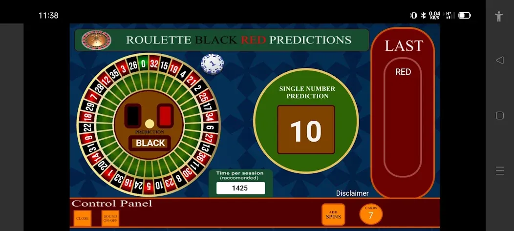 Взлом Roulette Black Red Calculator (Рулетка Черное Красное Калькулятор)  [МОД Menu] — полная версия apk на Андроид screen 2