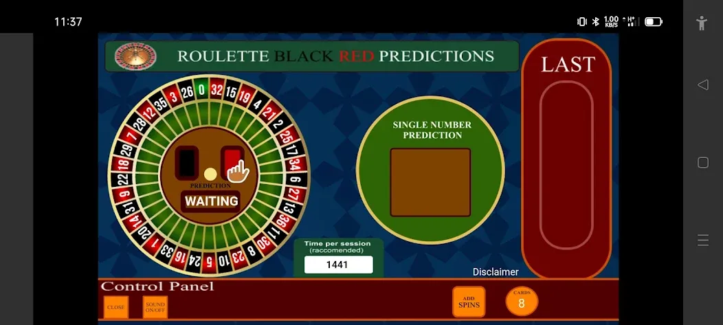 Взлом Roulette Black Red Calculator (Рулетка Черное Красное Калькулятор)  [МОД Menu] — полная версия apk на Андроид screen 3