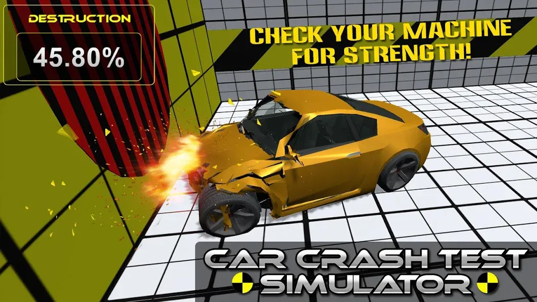 Взлом Car Crash Test Simulator  [МОД Unlocked] — последняя версия apk на Андроид screen 1