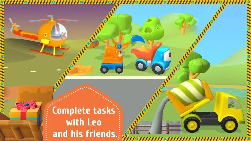 Скачать взломанную Leo and Сars: games for kids  [МОД Unlimited Money] — стабильная версия apk на Андроид screen 3