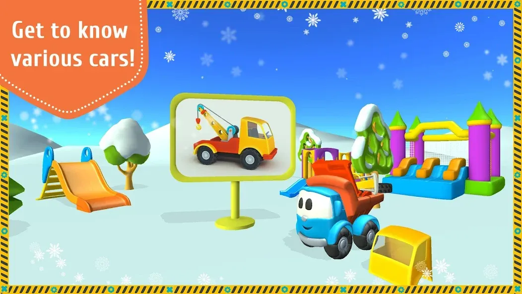 Скачать взломанную Leo and Сars: games for kids  [МОД Unlimited Money] — стабильная версия apk на Андроид screen 4