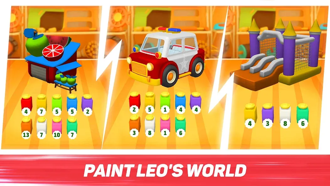 Взлом Leo Runner: car games for kids  [МОД Unlimited Money] — полная версия apk на Андроид screen 3