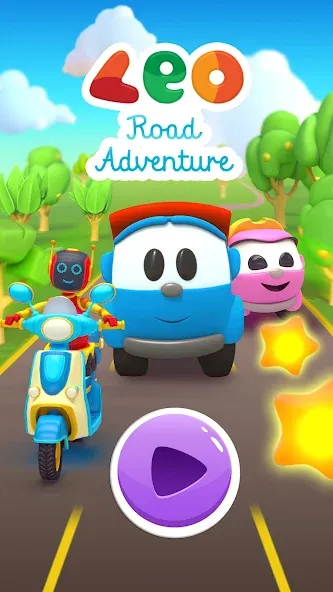 Взлом Leo Runner: car games for kids  [МОД Unlimited Money] — полная версия apk на Андроид screen 5