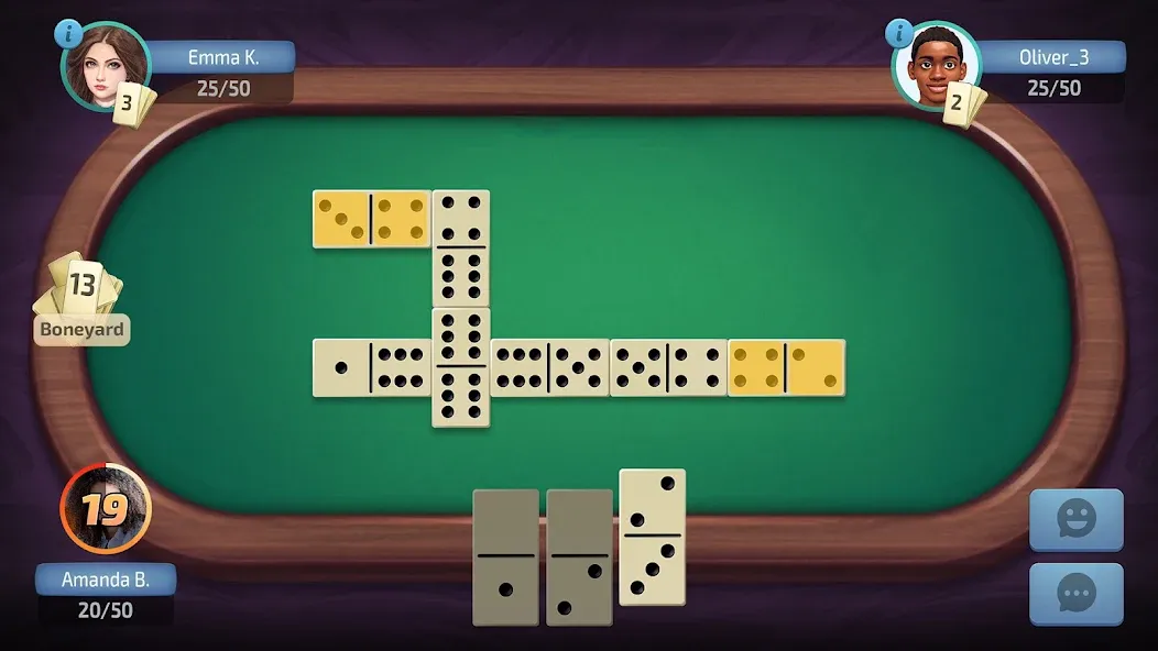 Скачать взломанную Domino — Dominos online game  [МОД Menu] — стабильная версия apk на Андроид screen 5