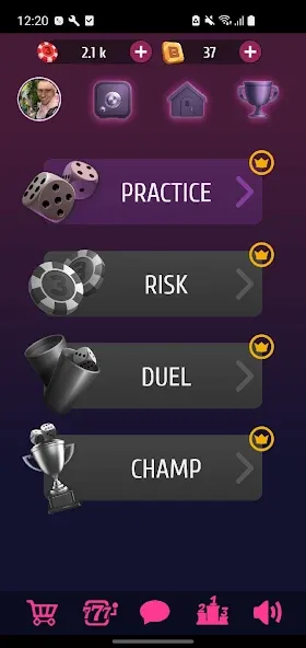 Взломанная Farkle Pro — 10000 dice game  [МОД Menu] — стабильная версия apk на Андроид screen 1