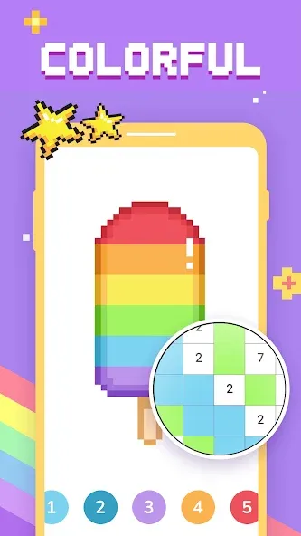 Скачать взломанную Paint by Number — Pixel Art  [МОД Unlimited Money] — стабильная версия apk на Андроид screen 1