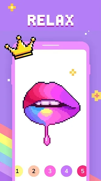 Скачать взломанную Paint by Number — Pixel Art  [МОД Unlimited Money] — стабильная версия apk на Андроид screen 4