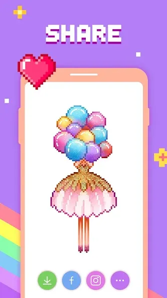 Скачать взломанную Paint by Number — Pixel Art  [МОД Unlimited Money] — стабильная версия apk на Андроид screen 5