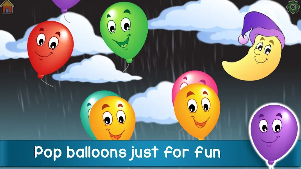 Скачать взломанную Kids Balloon Pop Game  [МОД Меню] — стабильная версия apk на Андроид screen 2