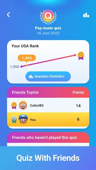 Скачать взлом QuizDuel! Quiz & Trivia Game  [МОД Меню] — стабильная версия apk на Андроид screen 5