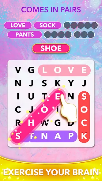 Скачать взлом Word Heaps Search — Word Games (Ворд Хипс Срч)  [МОД Menu] — стабильная версия apk на Андроид screen 4